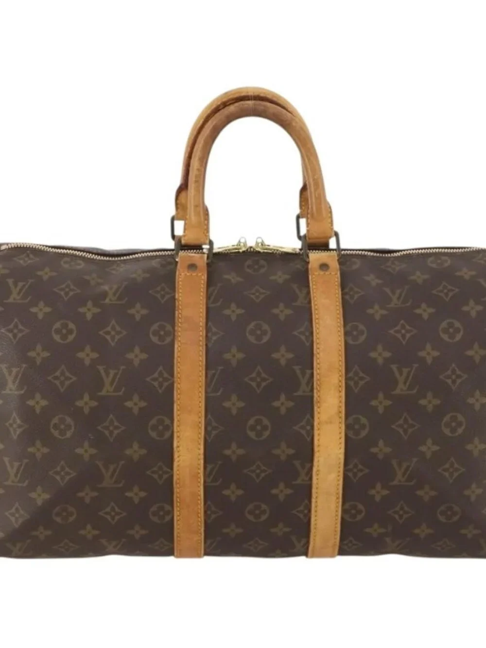LOUIS VUITTON Monogram Keepall 45 Boston Bag M41428 LV Auth BA10838